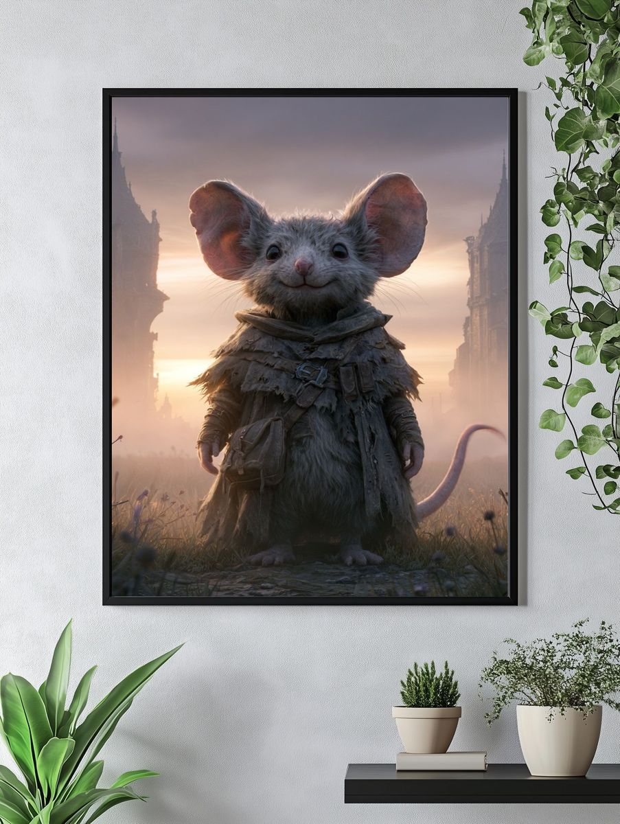 Fantasy Mouse at Dawn Poster. — room view 4