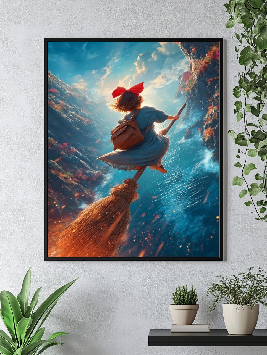 Flying Witch — Fantasy Print. — room view 4