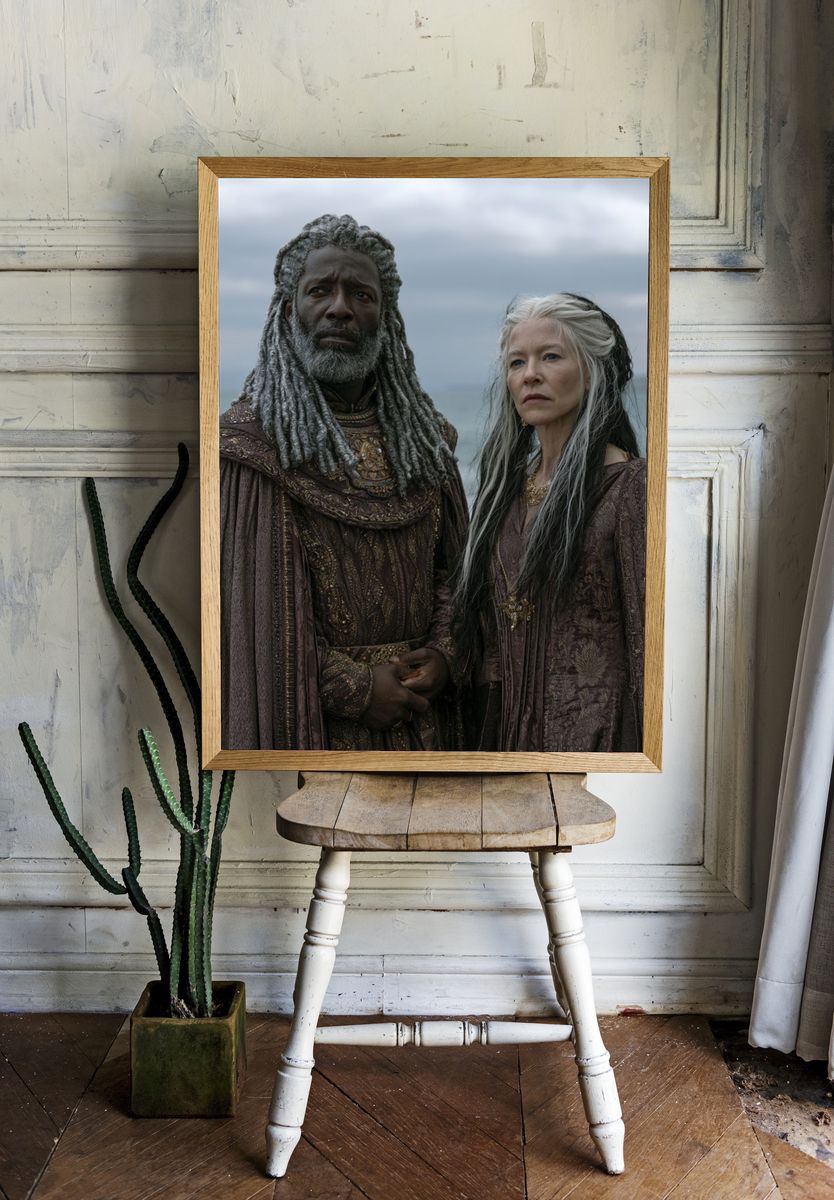 Fantasy Royal Portrait Poster. room preview