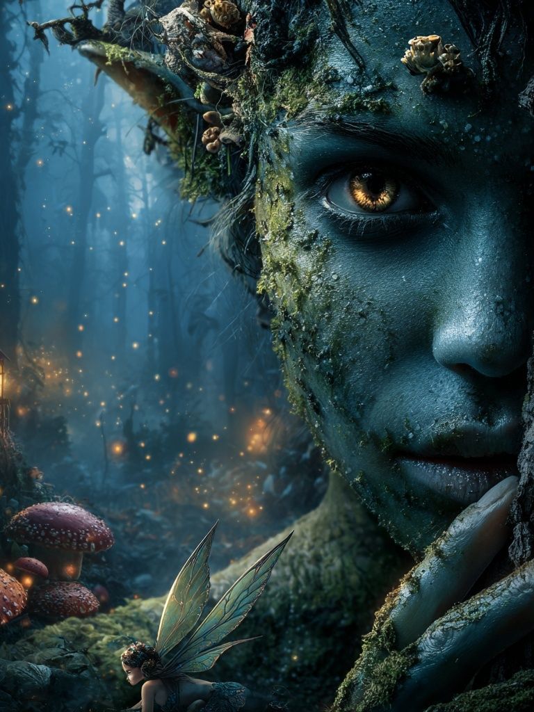 Enchanted Forest Fairy — Fantasy Print. poster detail