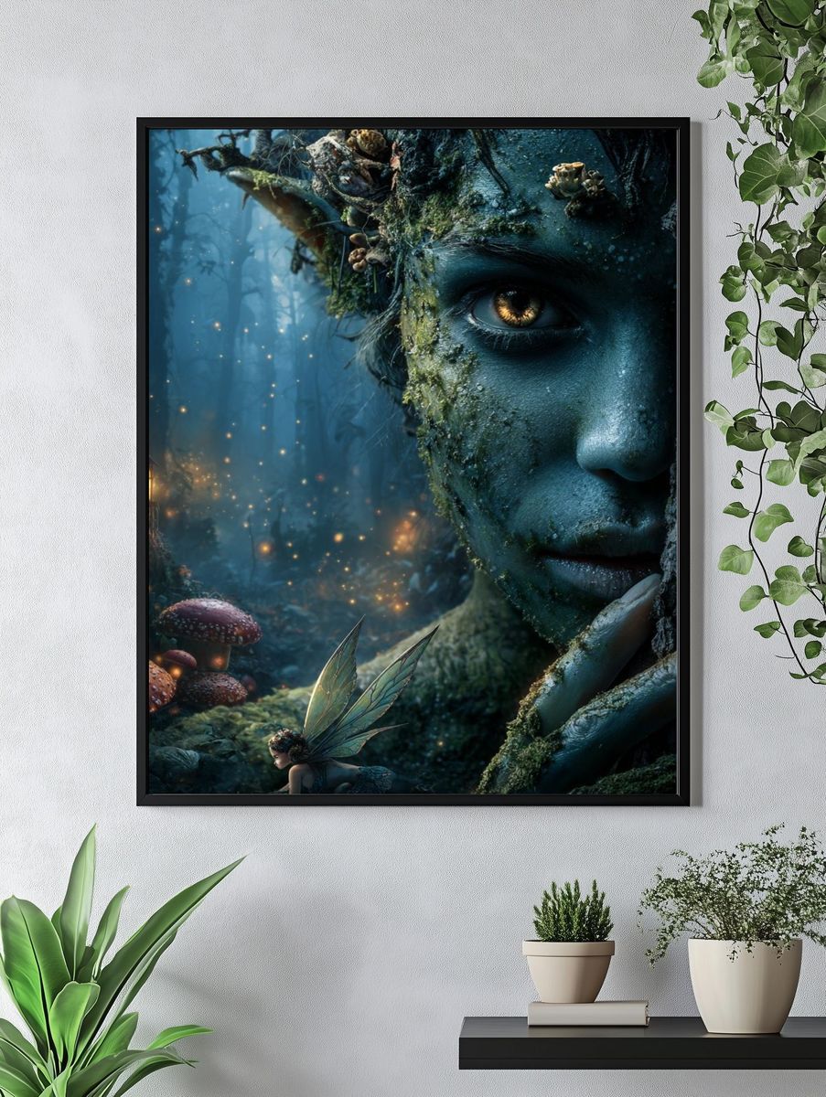 Enchanted Forest Fairy — Fantasy Print. — room view 4