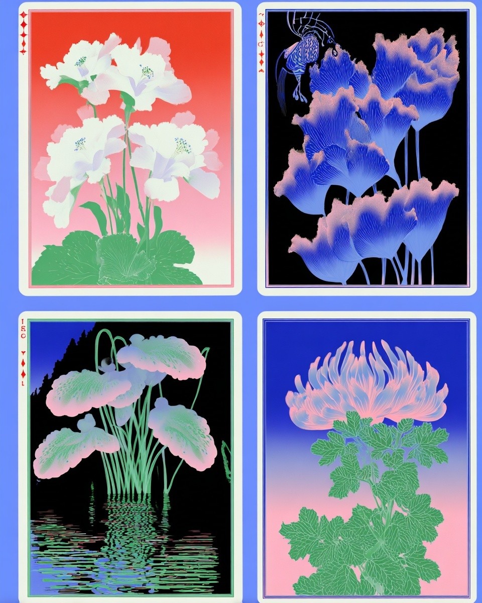 Floral Abstract Art Print. poster detail