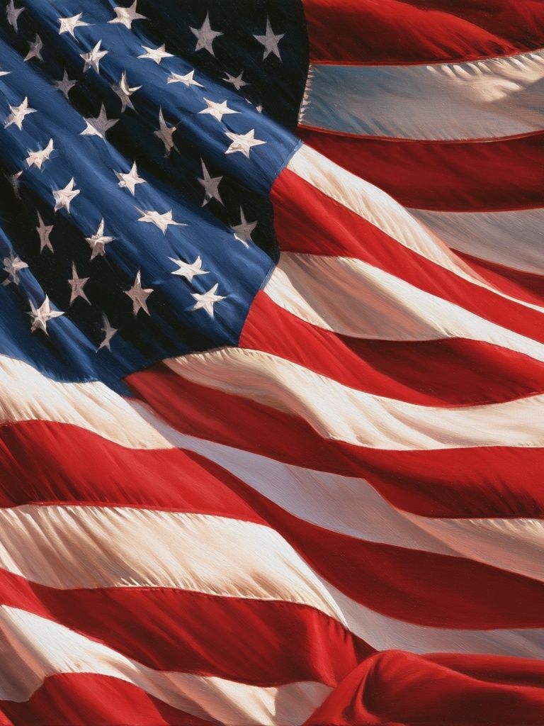 American Flag — Fine-Art Print. poster — fine-art art