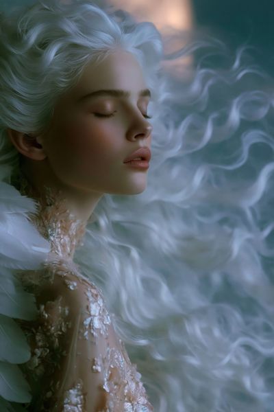 Dreamy Ethereal Portrait Print.