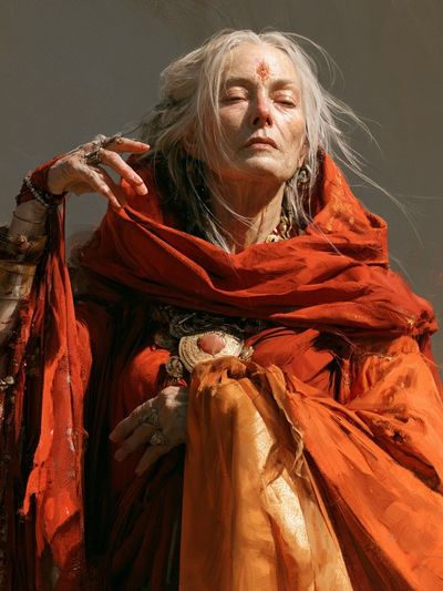 Mystic Elder Portrait Print.