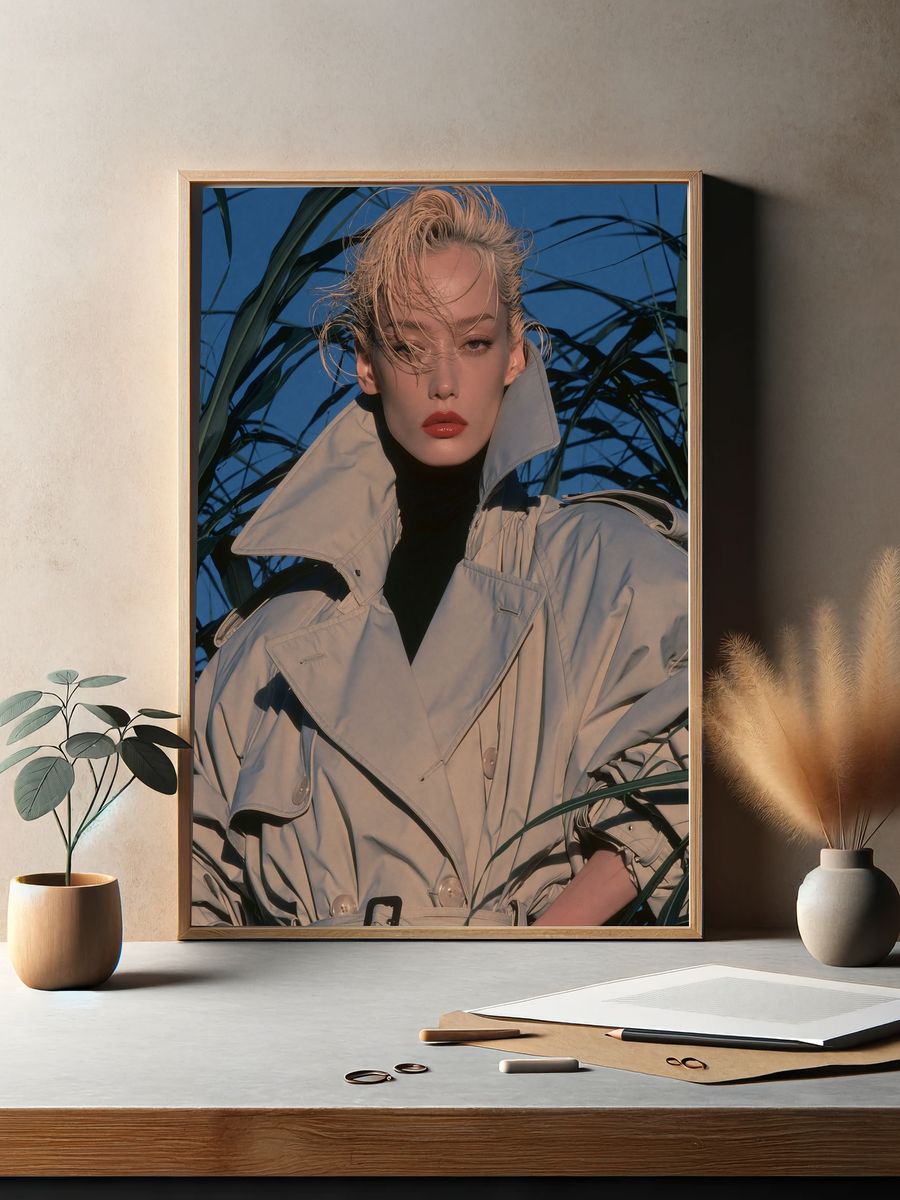 Fashion Portrait Photography Poster. — room view 2