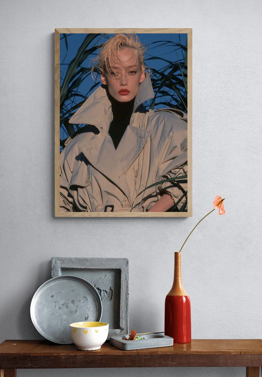 Fashion Portrait Photography Poster. — room view 3