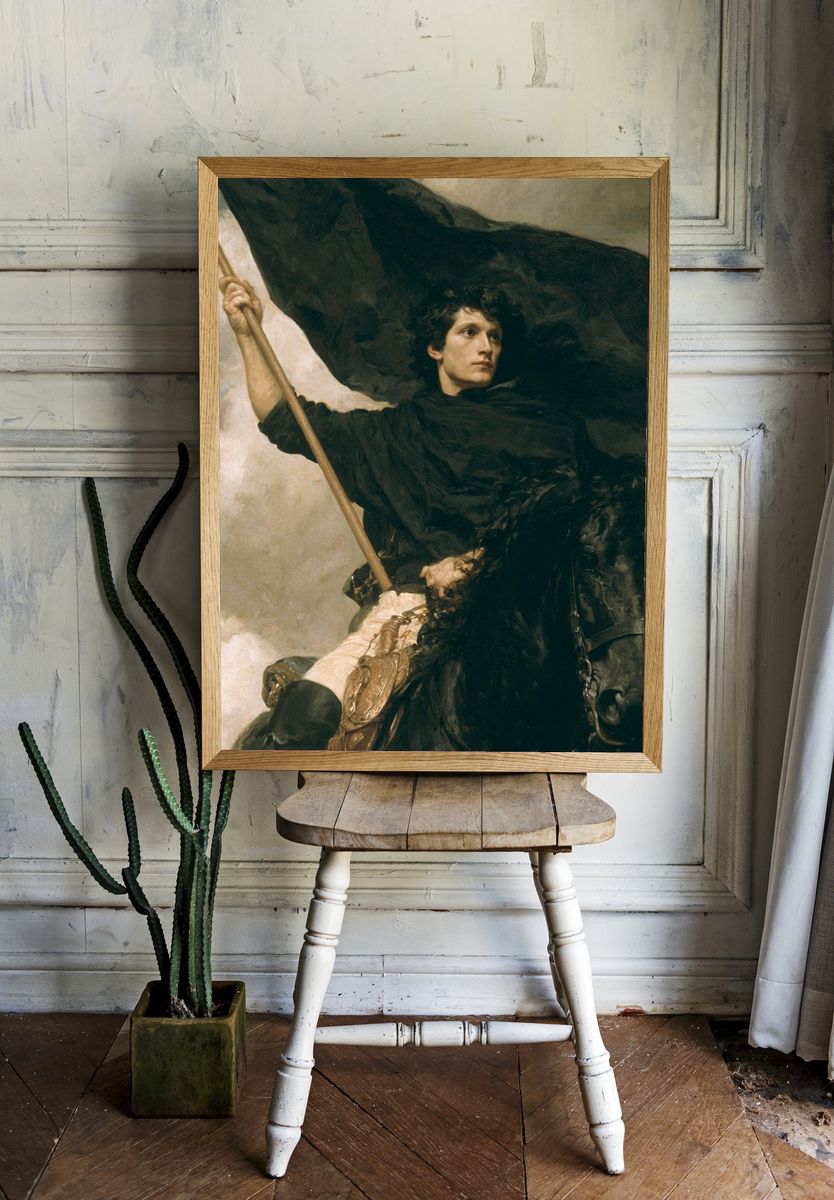 Black Flag Rider Fine-Art Print. — room view 1