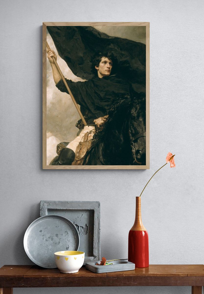 Black Flag Rider Fine-Art Print. — room view 3