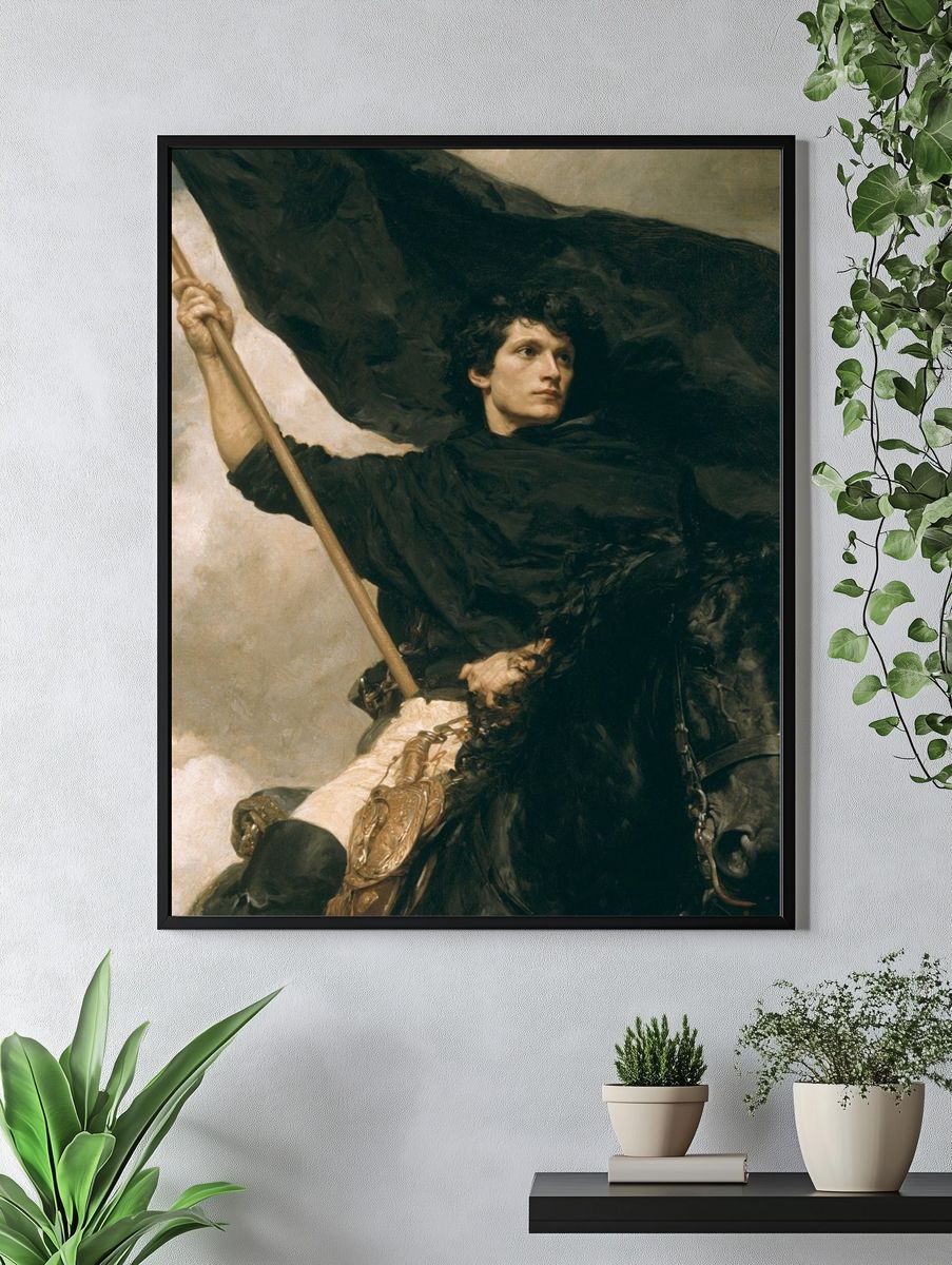Black Flag Rider Fine-Art Print. — room view 4