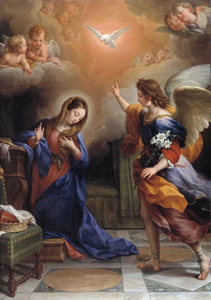 Annunciation — Fine Art Print. poster — fine-art art