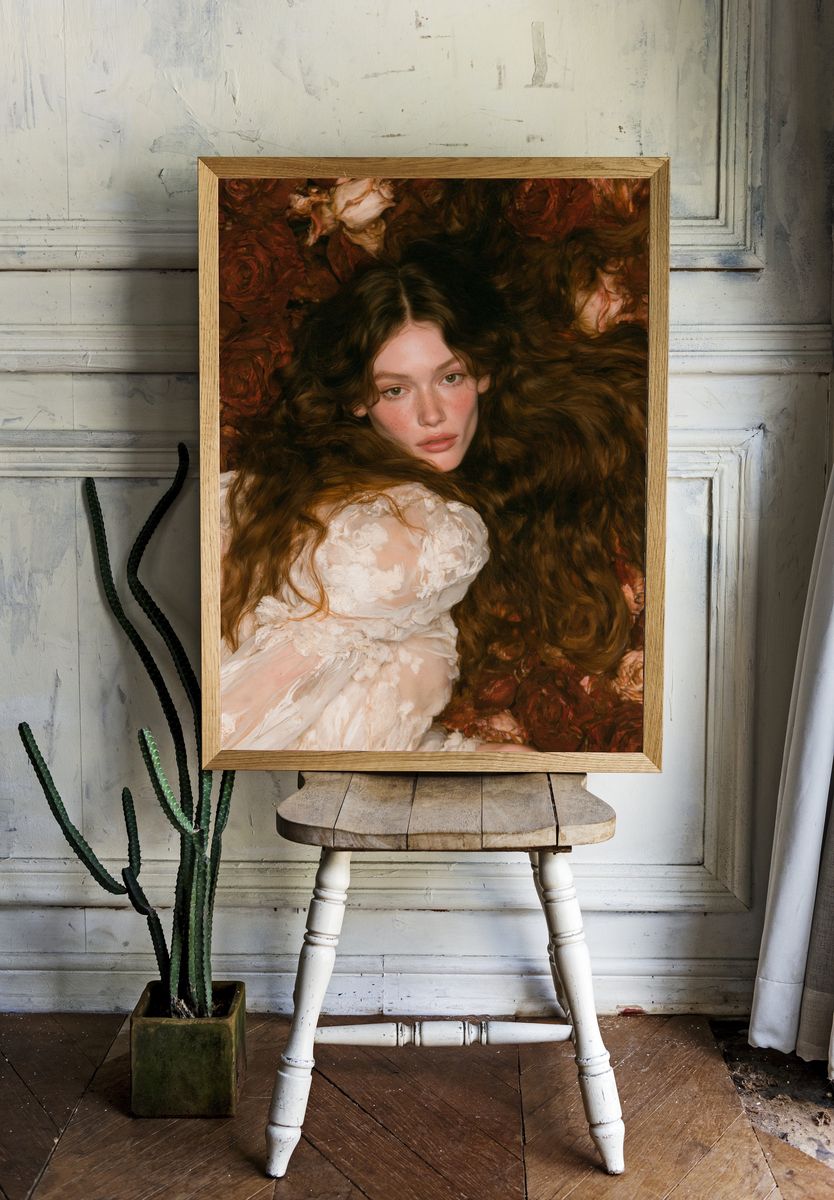 Dreamy Portrait Fine-Art Print. room preview