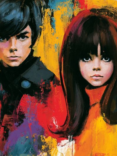 Pop Art Portrait Duo Poster.