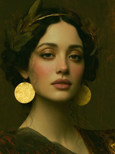 Laurel Crown Portrait Print.