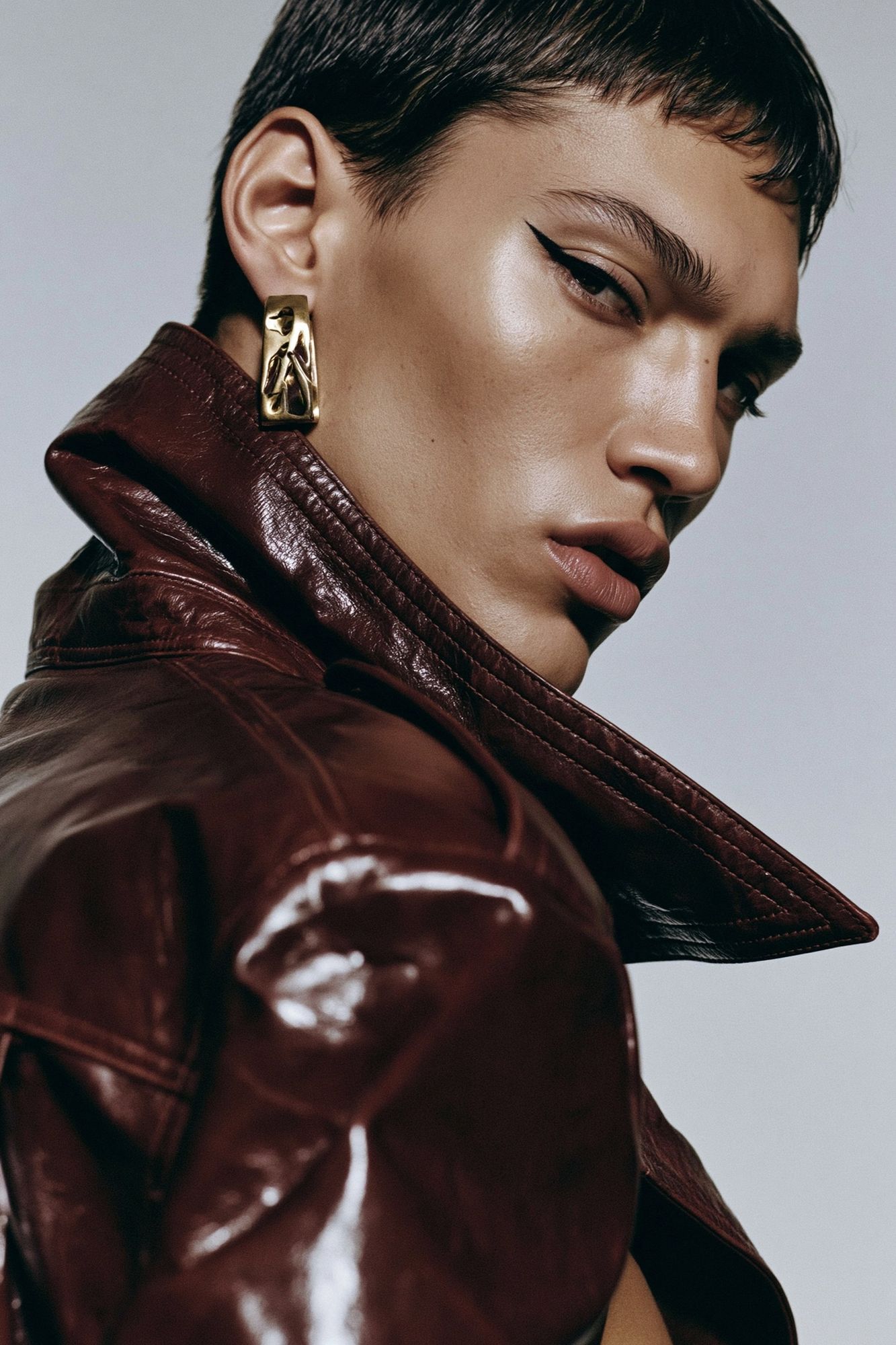 Editorial Fashion Portrait Poster. poster detail