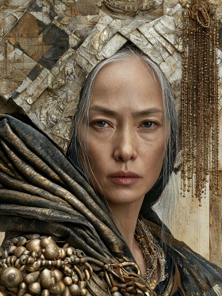 Gilded Portrait Fine-Art Print. poster — fine-art art