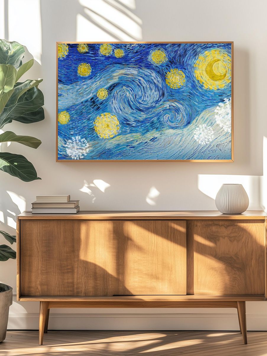 Van Gogh's Starry Night coronavirus. — room view 3