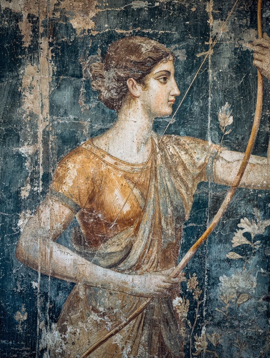 Ancient Greek Archer — Fine Art Print. poster detail