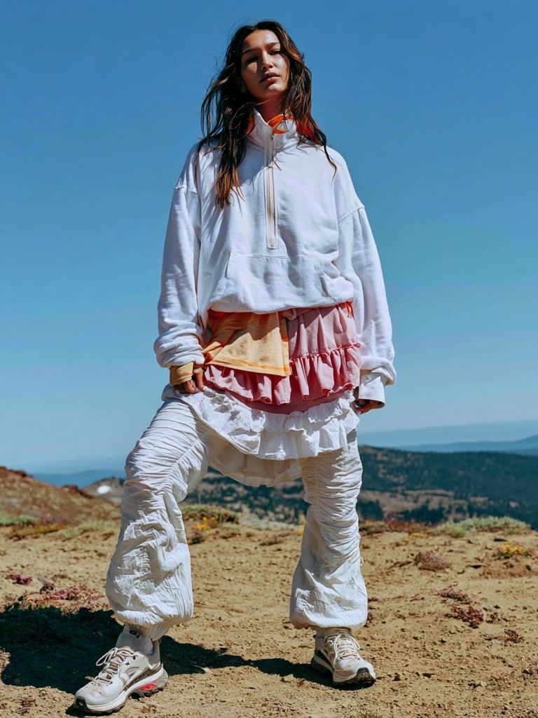 Mountain Fashion Portrait Poster. poster detail