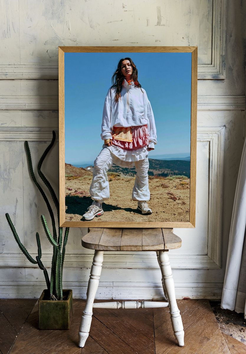 Mountain Fashion Portrait Poster. — room view 1