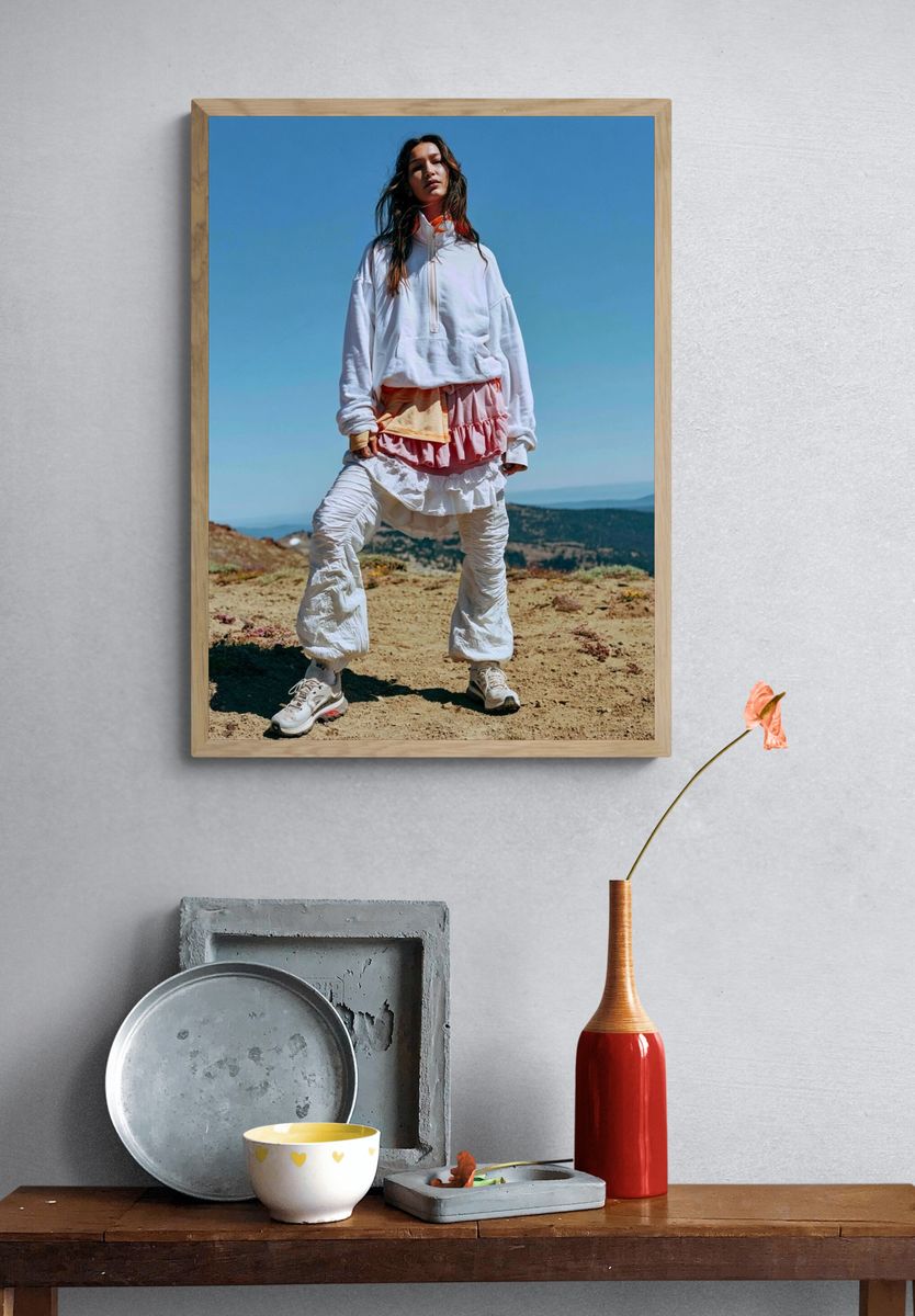 Mountain Fashion Portrait Poster. — room view 3