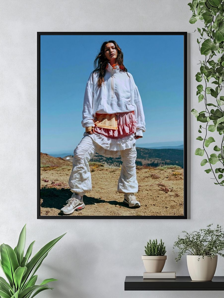 Mountain Fashion Portrait Poster. — room view 4