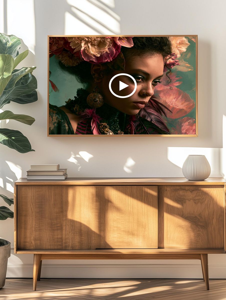 Floral Portrait — Fine-Art Print. — room view 3