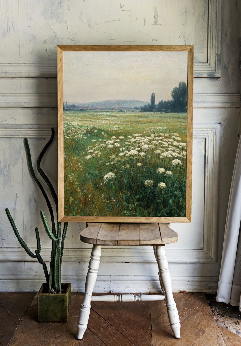 Meadow in Bloom — Fine Art Print. — room view 1