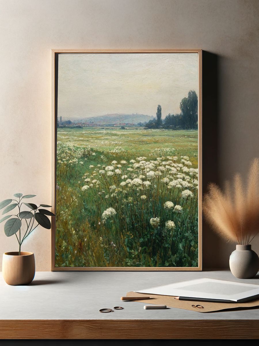 Meadow in Bloom — Fine Art Print. — room view 2