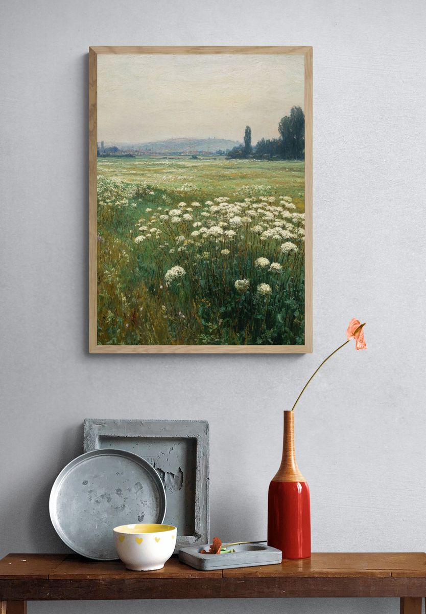 Meadow in Bloom — Fine Art Print. — room view 3