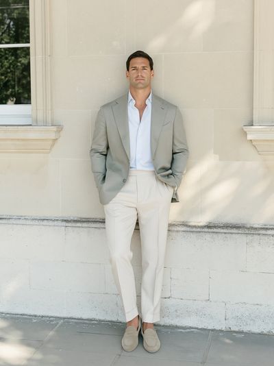 Elegant Menswear Portrait Poster.