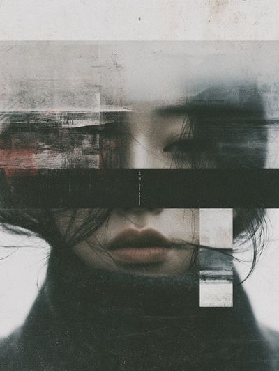 Abstract Portrait — Fine Art Print.