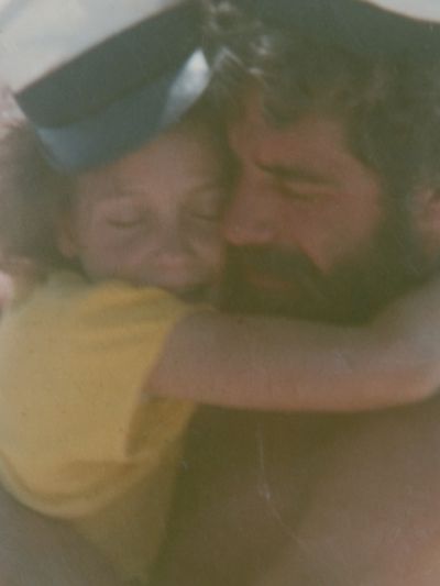 Tender Father and Child Portrait Print.