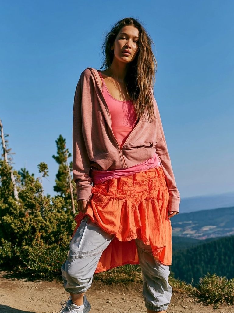 Mountain Fashion Portrait Poster. poster — photography art