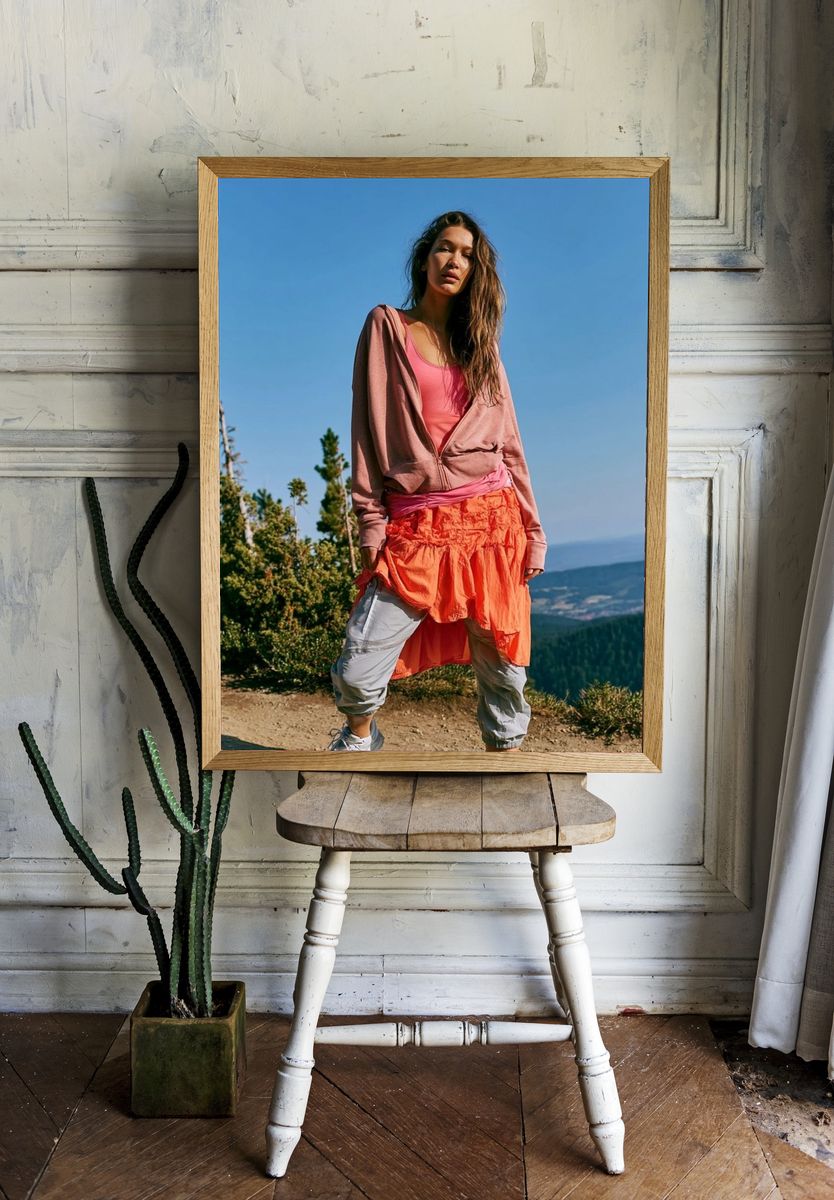 Mountain Fashion Portrait Poster. room preview
