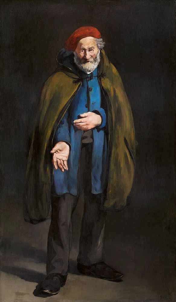 Old Man in Cloak — Fine Art Print. poster detail