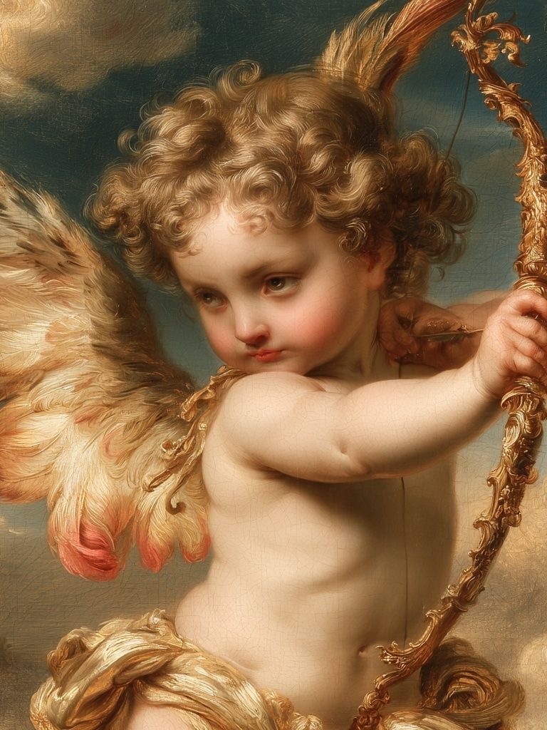 Cherubic Angel Fine-Art Poster. poster detail