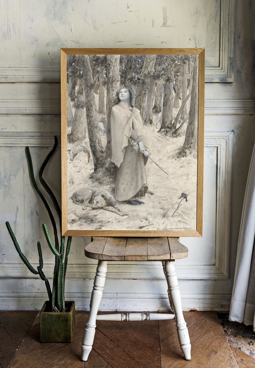Joan Arc Hearing Voices (1895). room preview