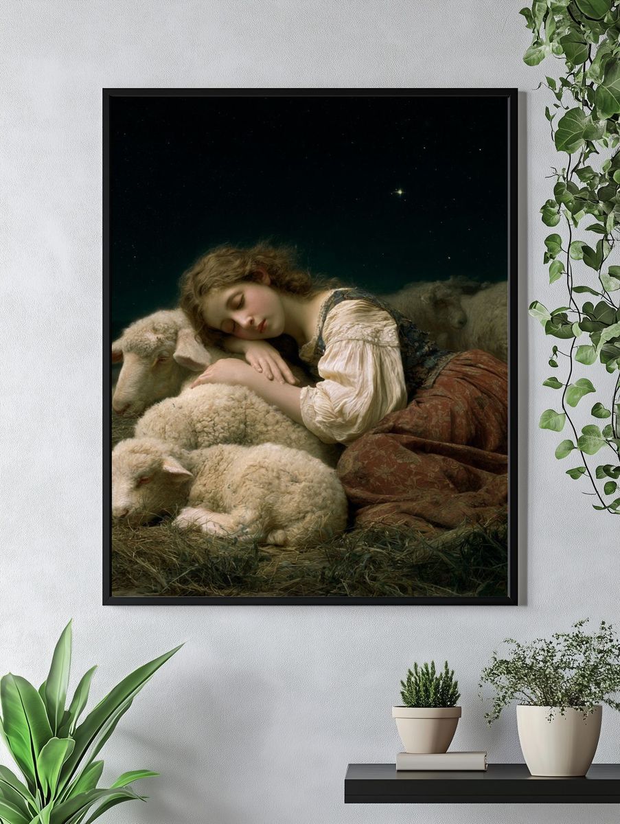 Sleeping Shepherdess Fine-Art Print. — room view 4