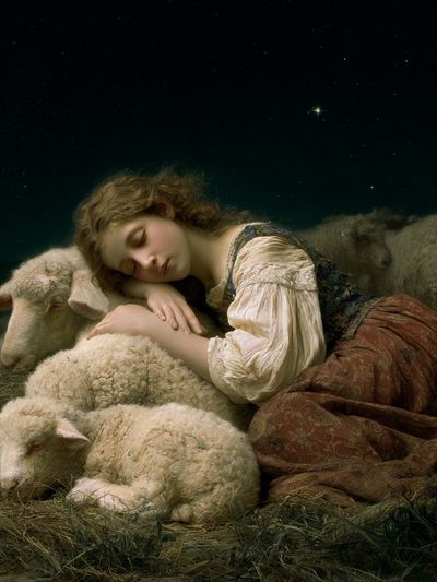 Sleeping Shepherdess Fine-Art Print.