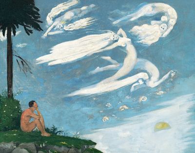 Dreaming Man — Fine Art Print. poster