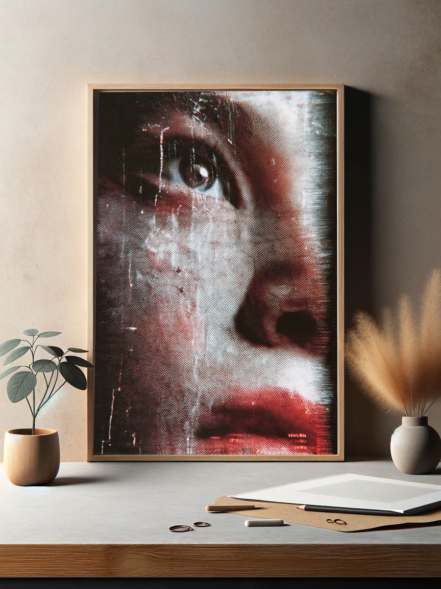 Emotional Portrait — Fine Art Print. — room view 2