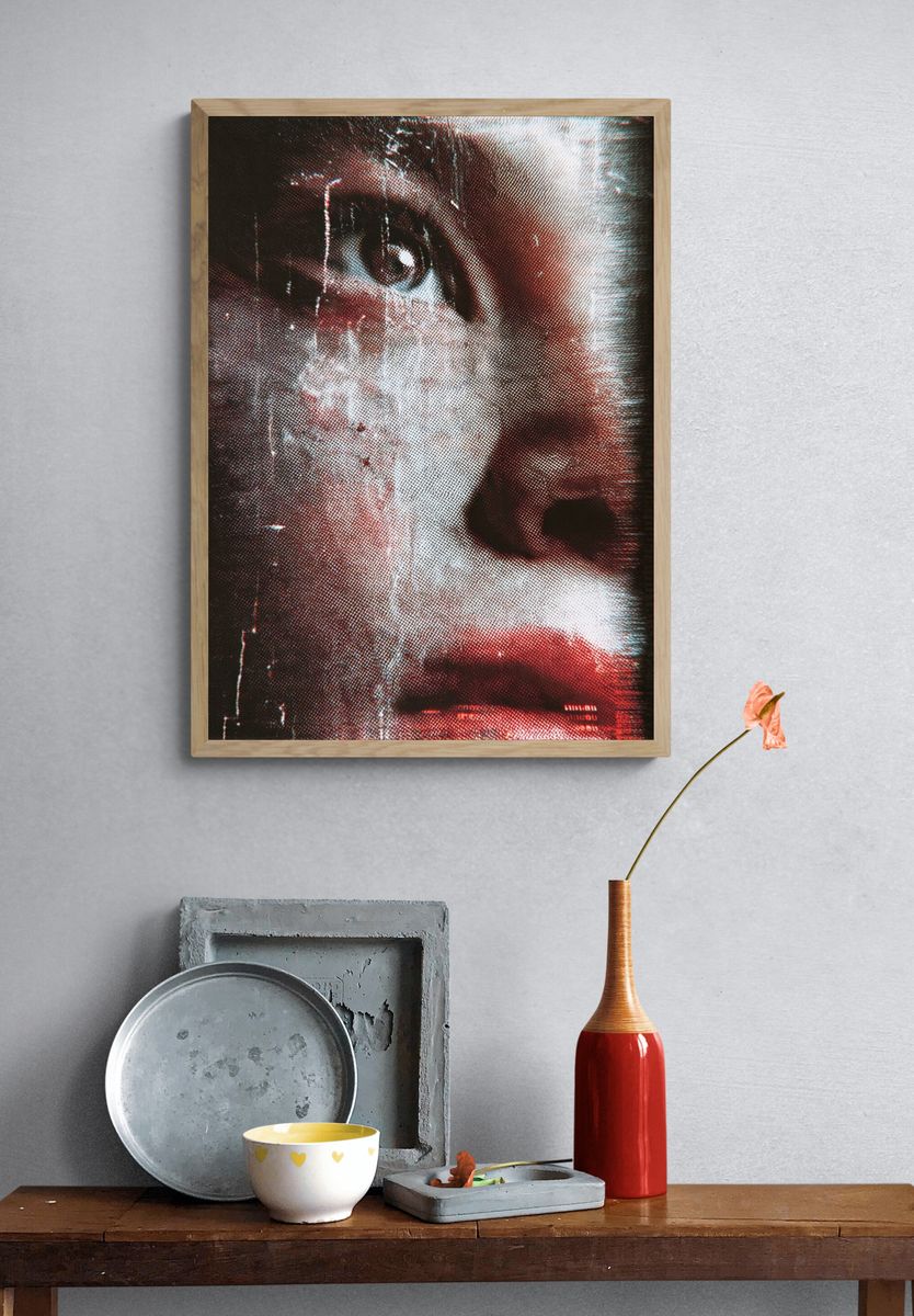 Emotional Portrait — Fine Art Print. — room view 3