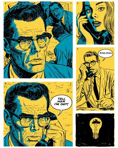 Pop Art Comic Collage Poster. poster