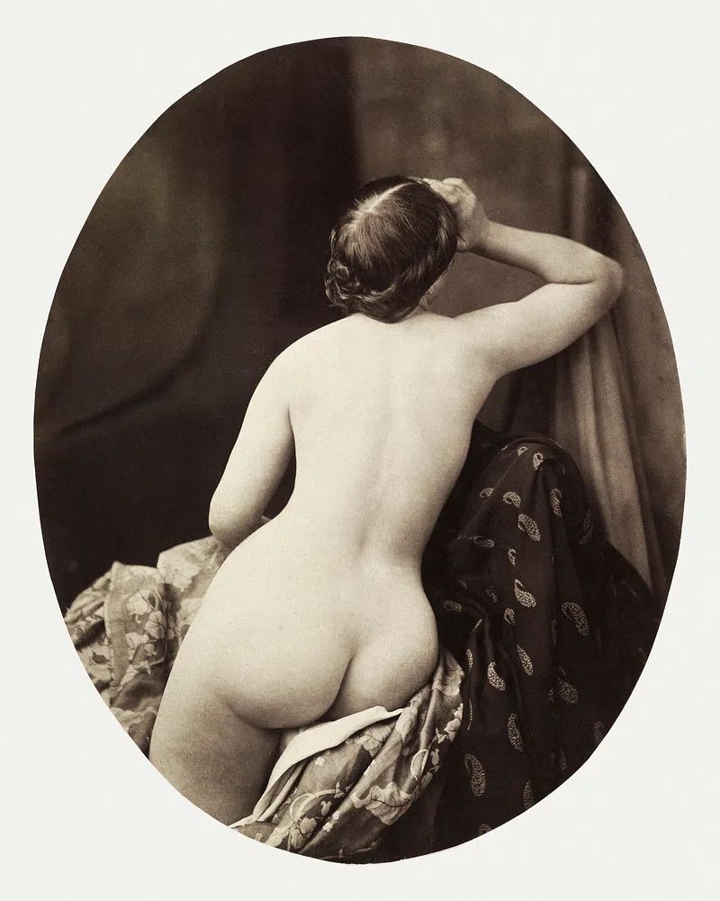 Ariadne (1857) Oscar Gustav Rejlander. poster detail