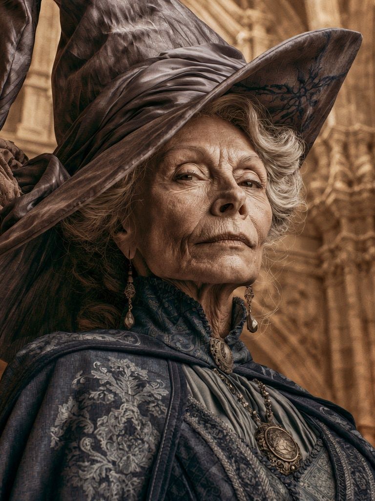 Mystic Elder Portrait Print. poster — fine-art art