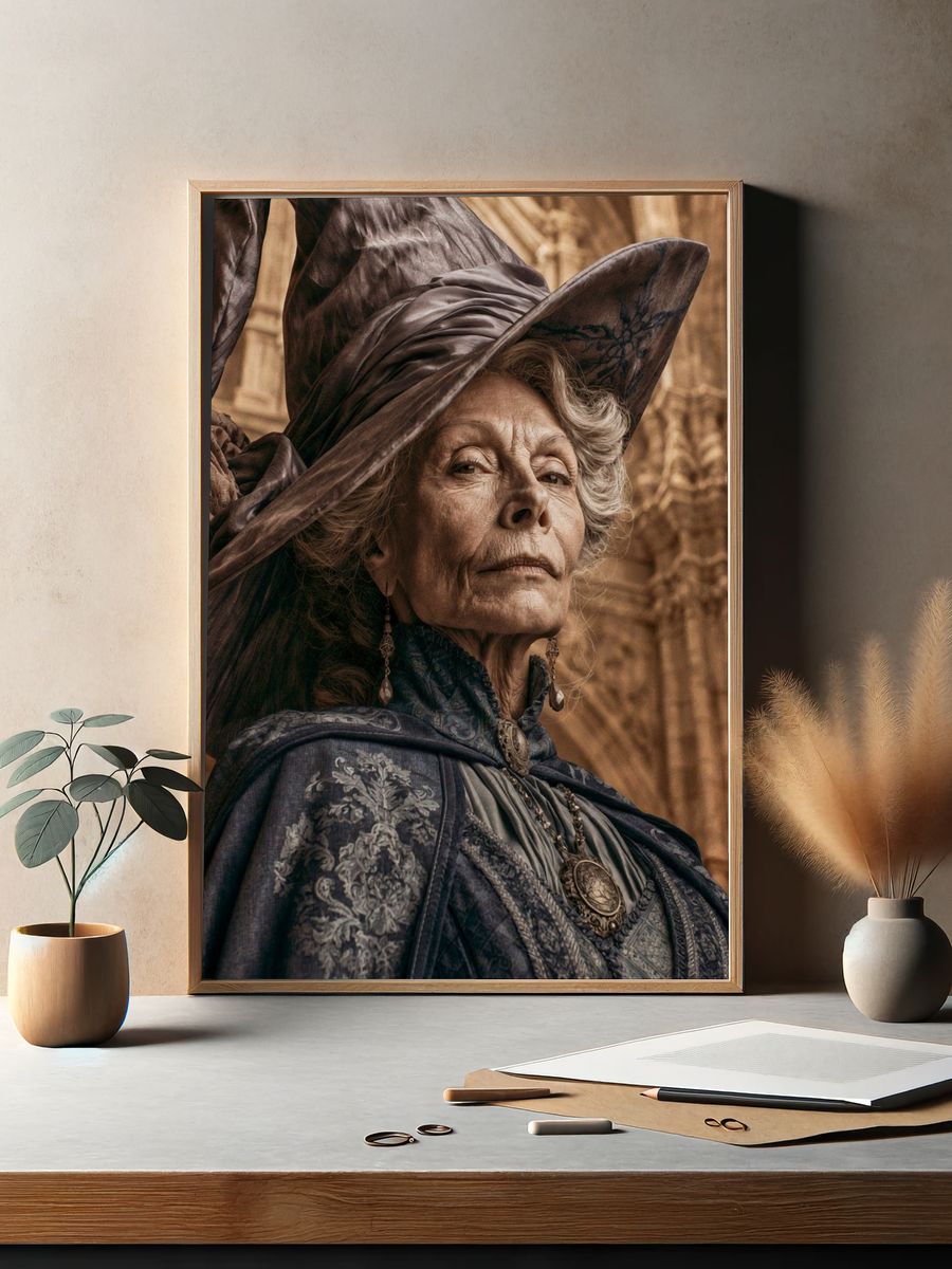 Mystic Elder Portrait Print. — room view 2