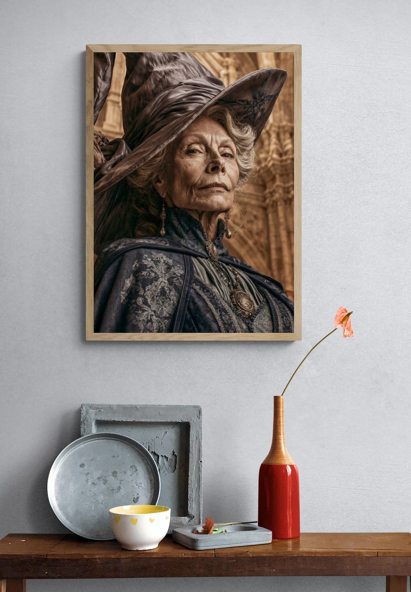 Mystic Elder Portrait Print. — room view 3