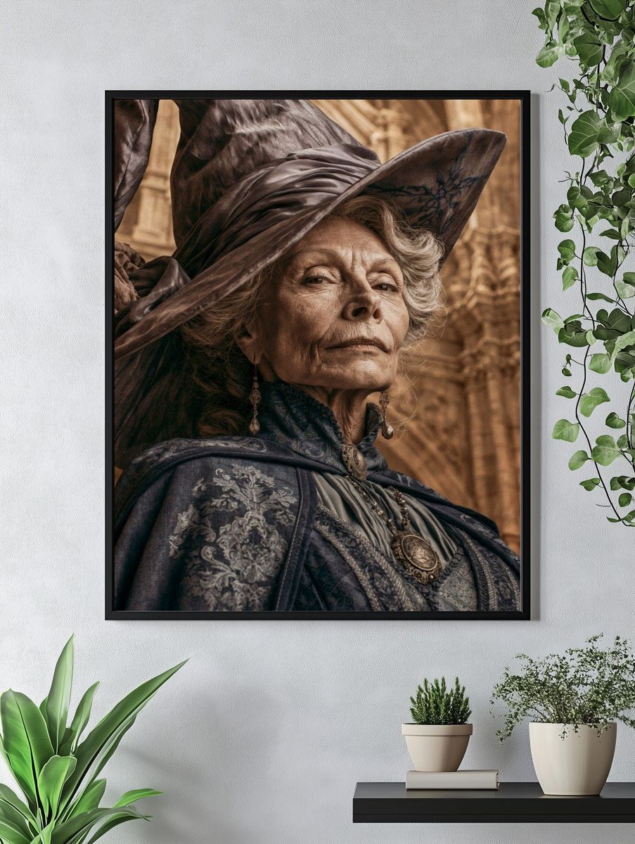 Mystic Elder Portrait Print. — room view 4