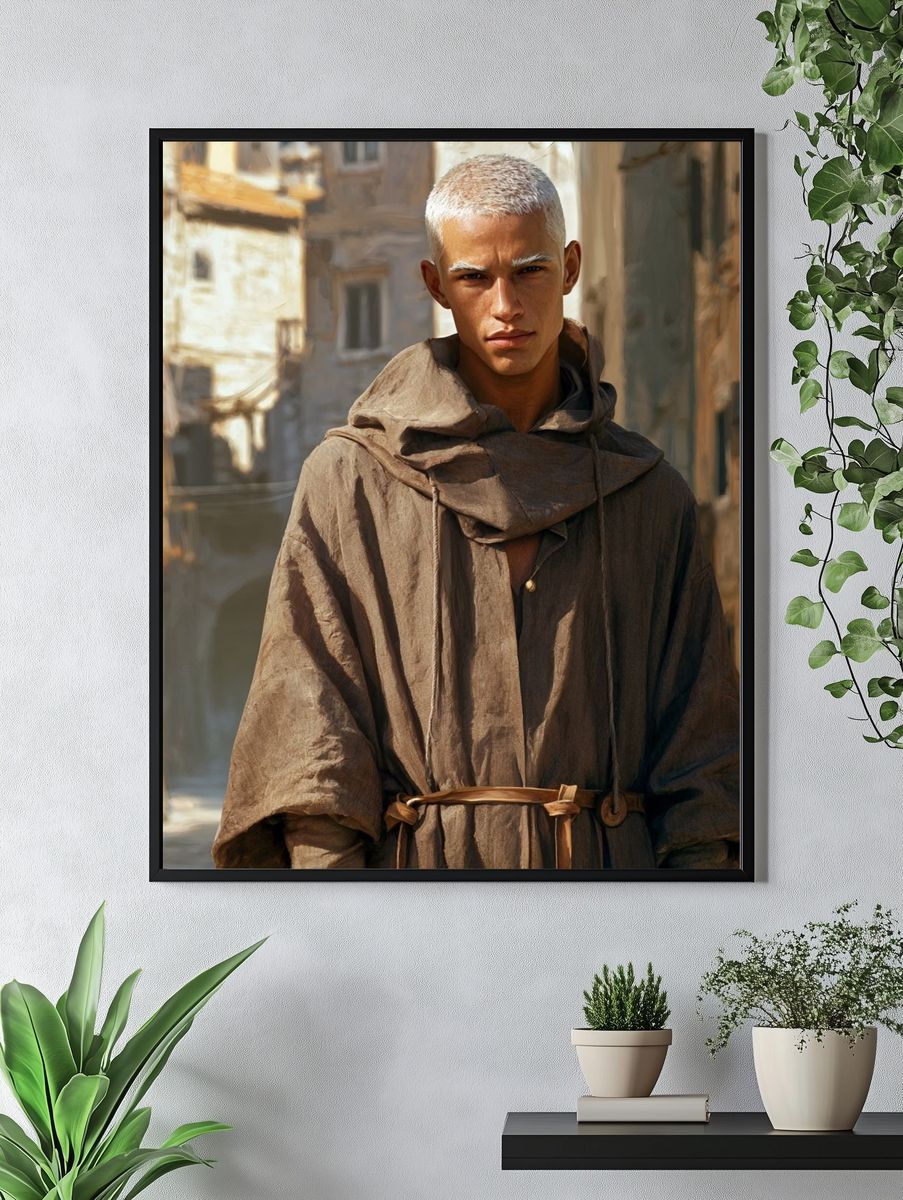 Monastic Portrait — Fine-Art Print. — room view 4